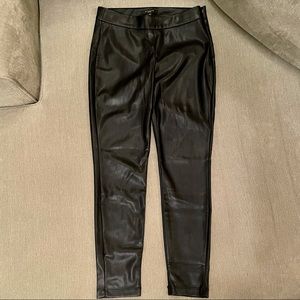 Ann Taylor Faux Leather Pants Like New